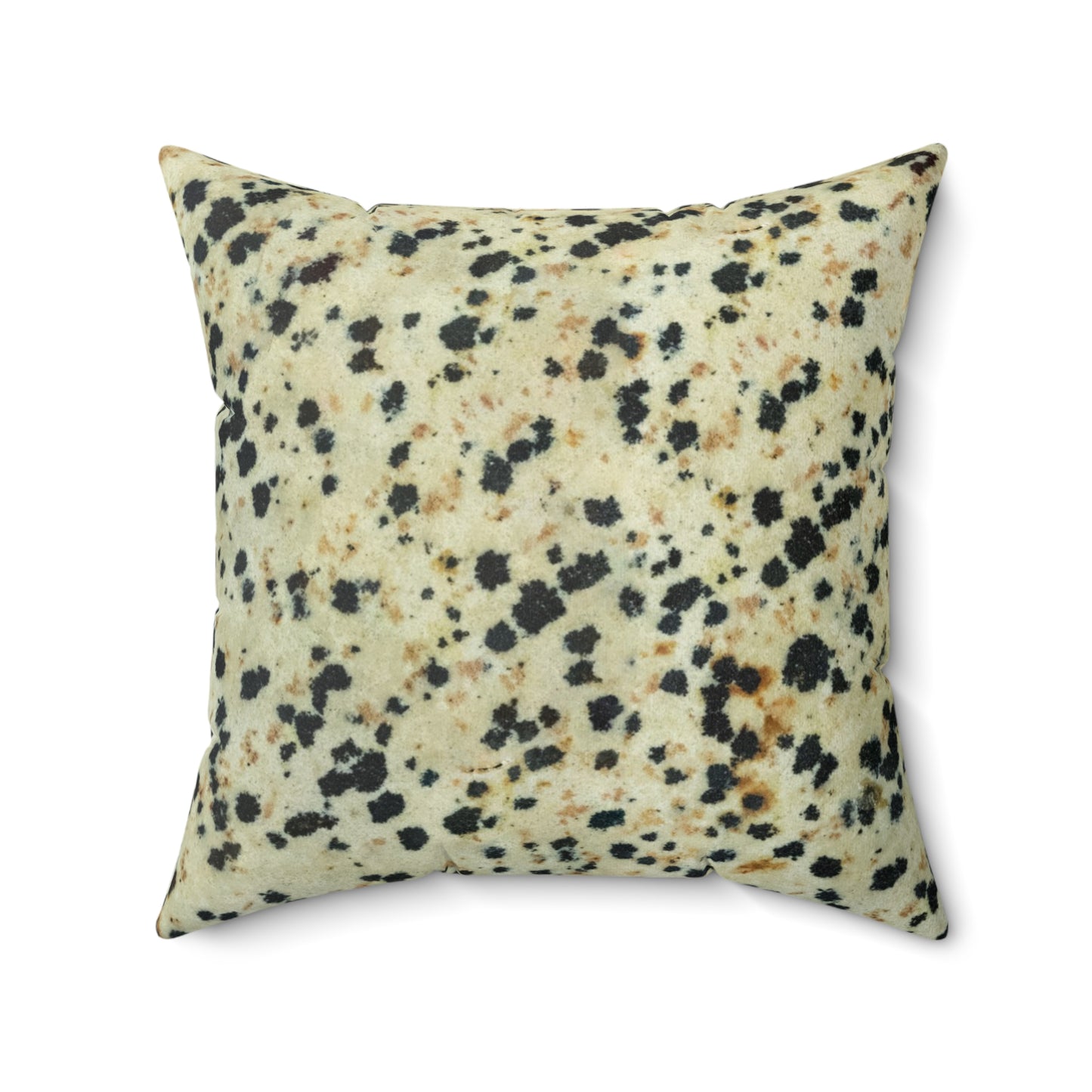 Dalmatian Jasper Faux Suede Square Pillow