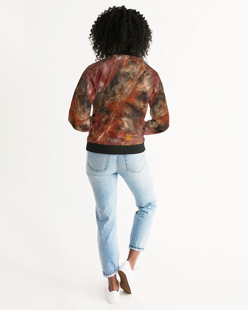 Petrified Wood Women's Bomber Jacket