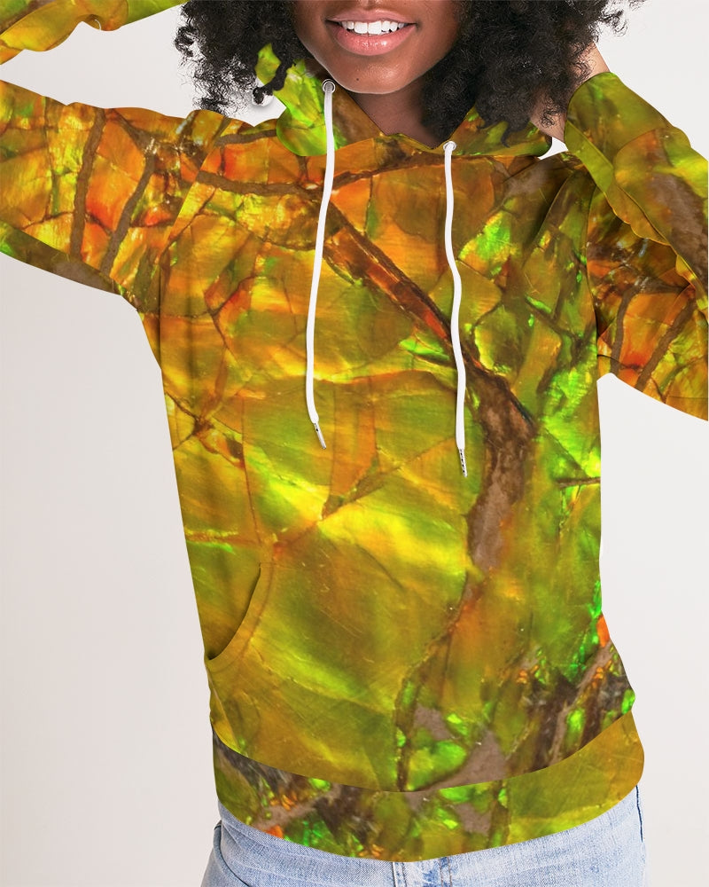 Ammolite Spiritual Growth & Energy Women's Jewel Hoodie