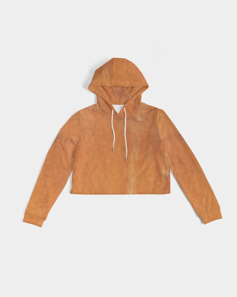 Clementine Aventurine Women's Cropped Hoodie