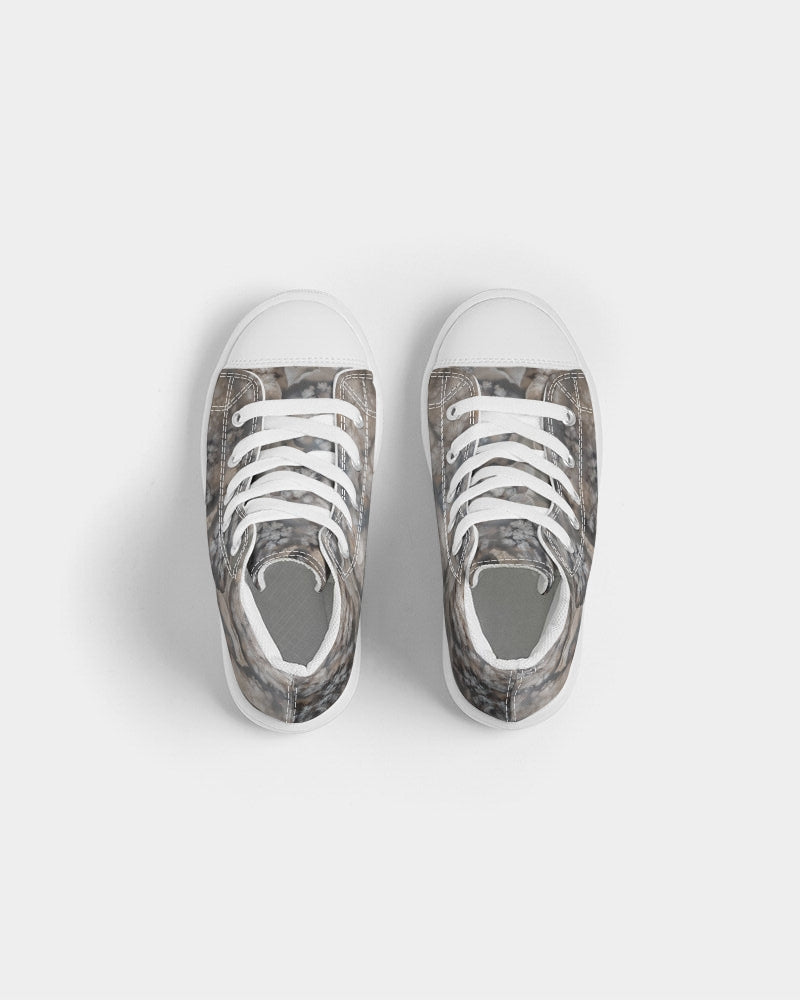 Plume Agate Kids Hightop Canvas Shoe