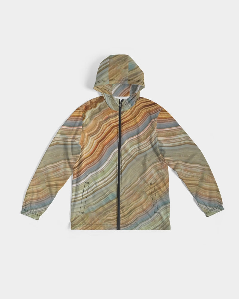 Crazy Lace Agate Joyfulness Men's Windbreaker