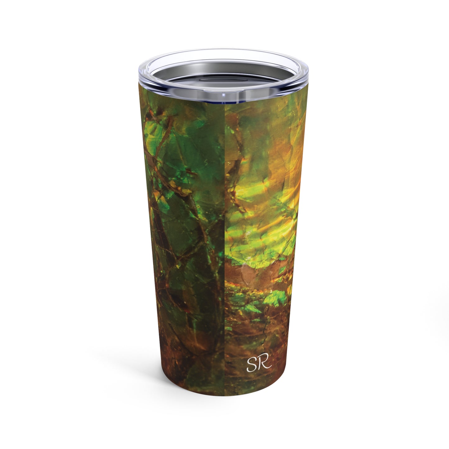 Ammolite Spiritual Growth & EnergyTumbler 20oz