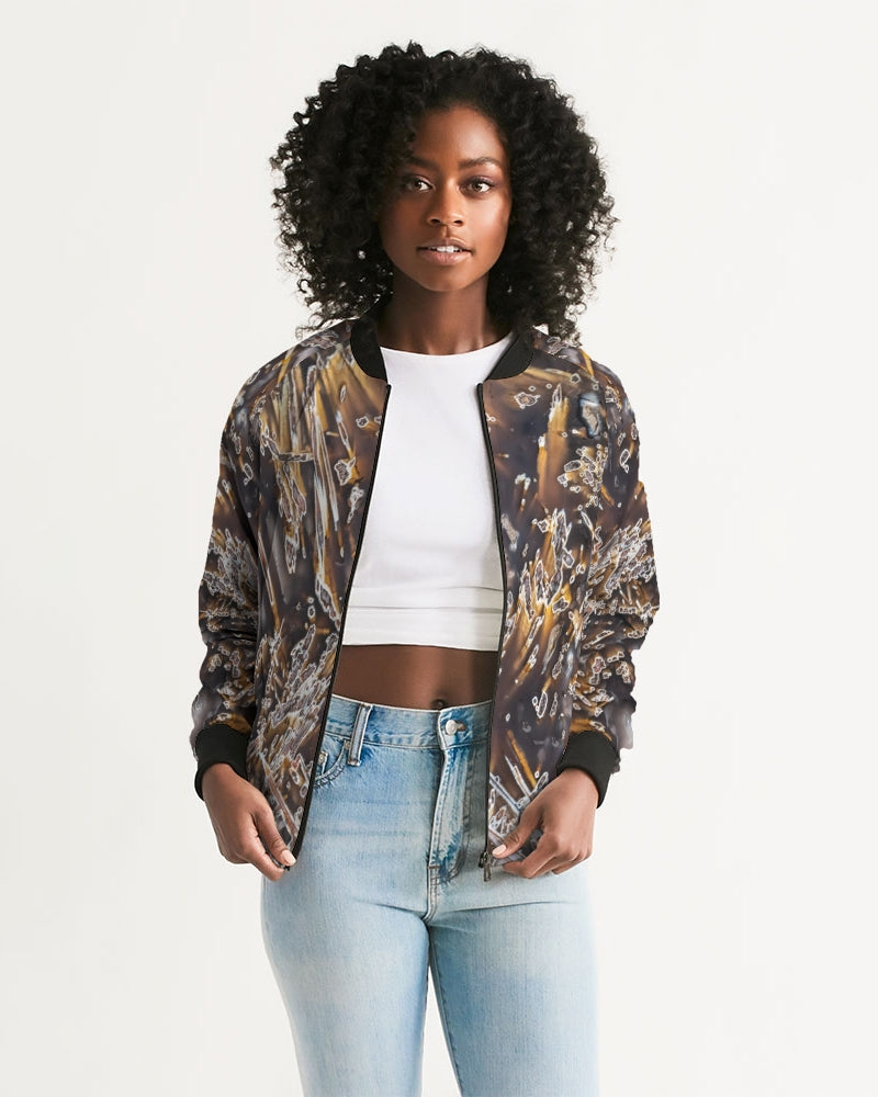 Turkish Stick Agate Vitality Women's Bomber Jacket