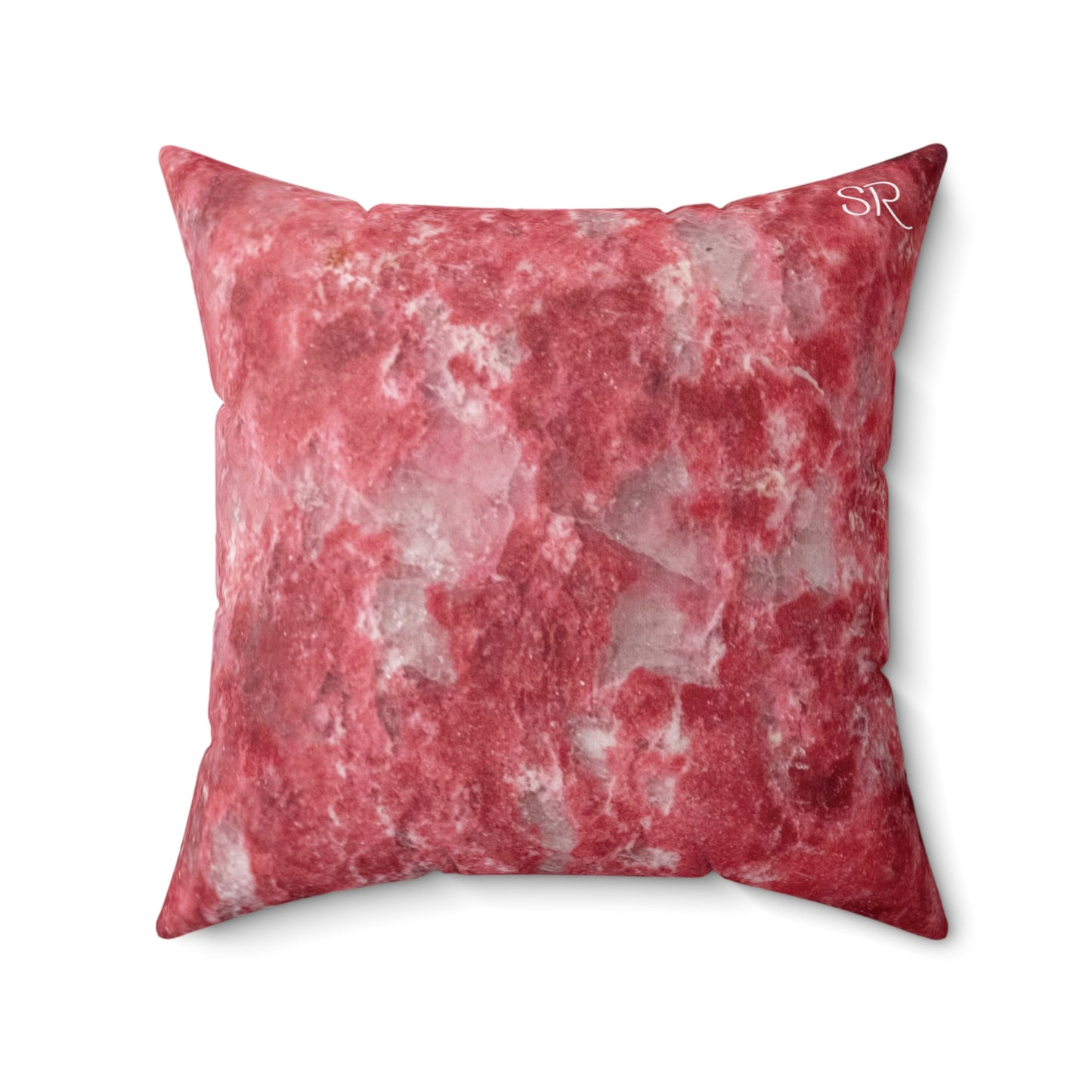 Thulite Faux Suede Square Pillow