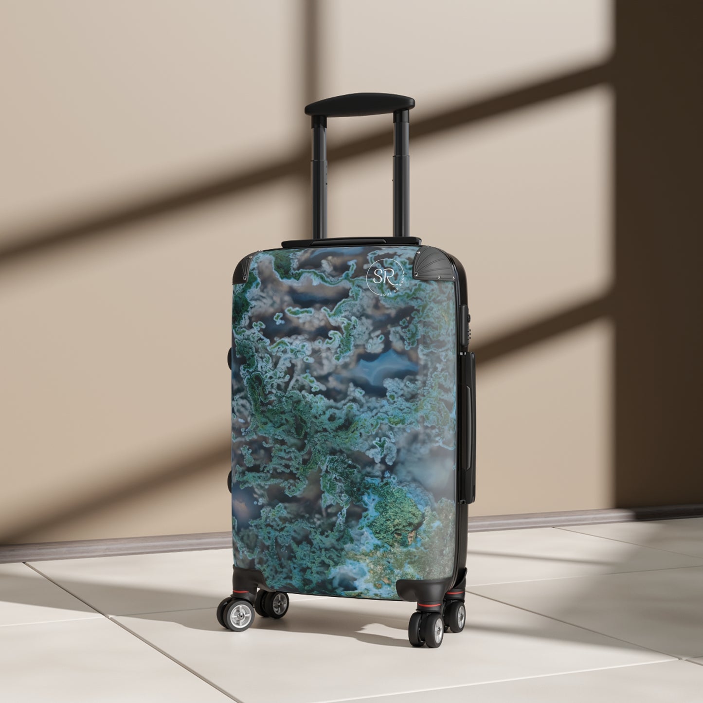 Green Moss Agate Tranquility Luggage