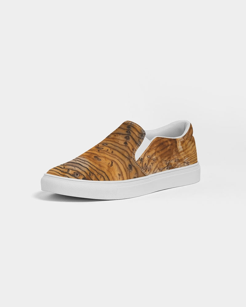 Hell's Canyon Sequoia Petrified Wood Women's Slip-On Canvas Shoe