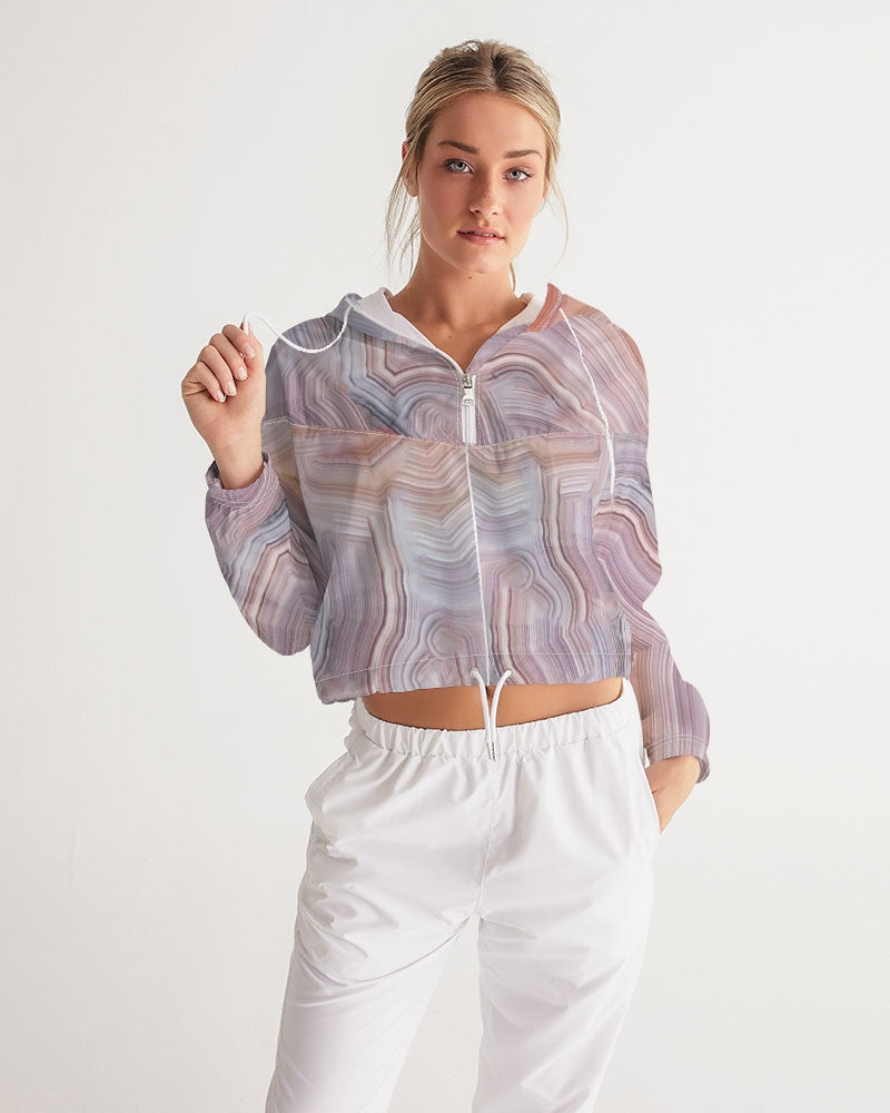 Laguna Agate Creativity Women's Cropped Windbreaker