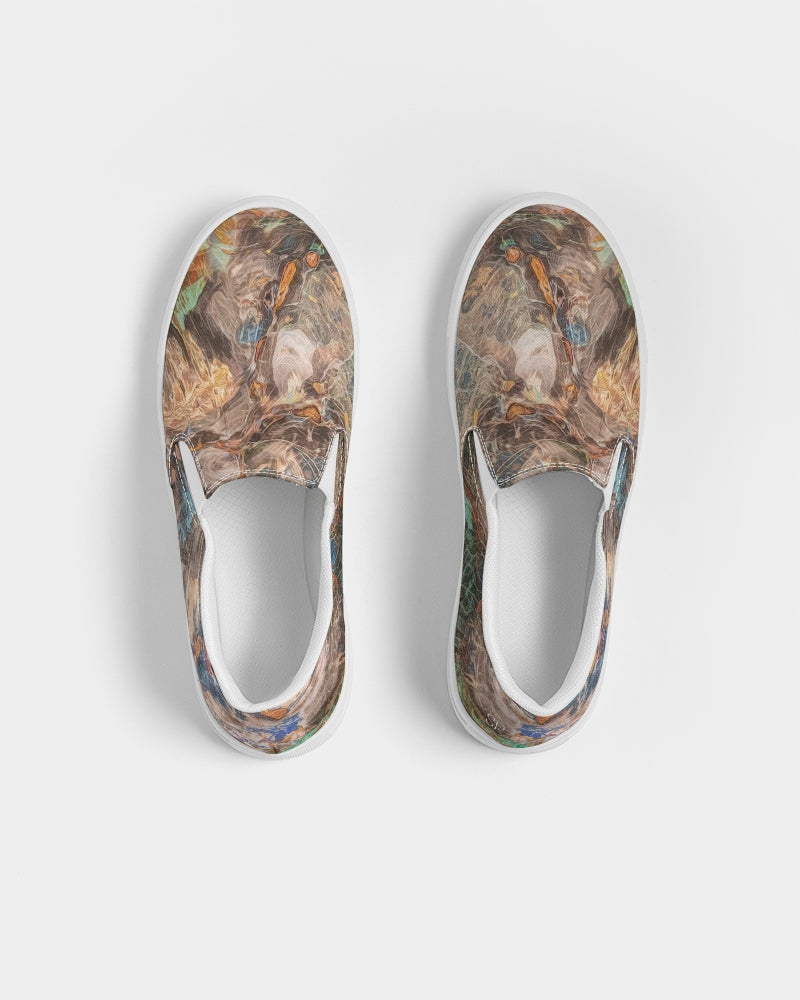 Turkish Petrified Collawood Women's Slip-On Canvas Shoe