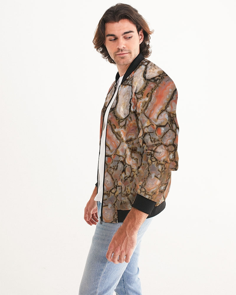 Agatized Orb Gembone Bomber Jacket