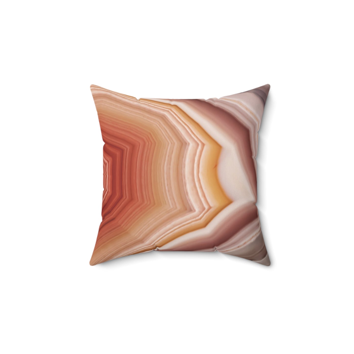 Laguna Agate Faux Suede Square Pillow