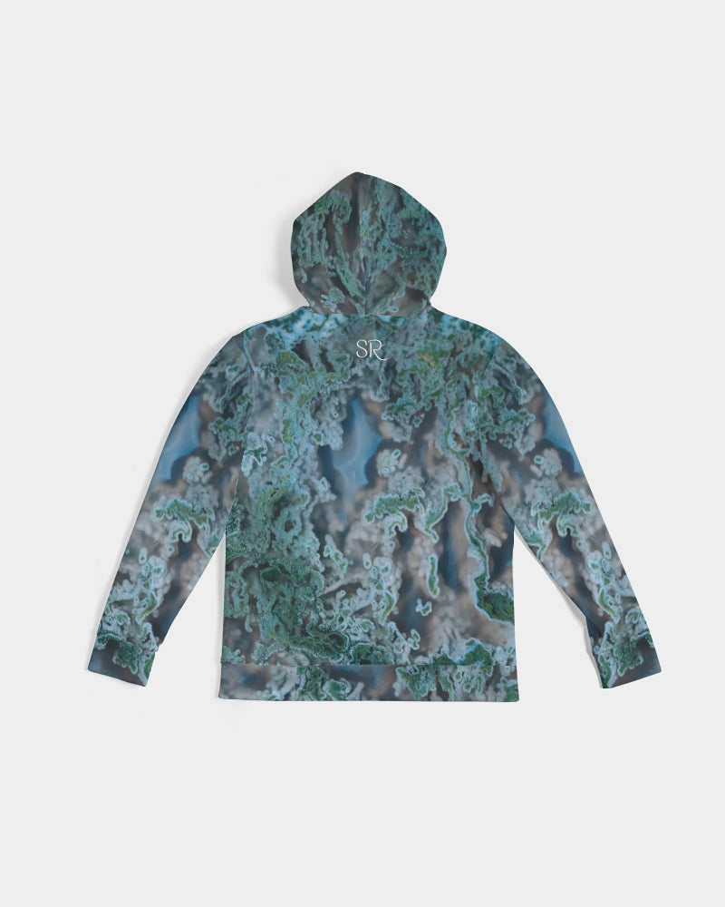 Green Moss Agate Men's Tranquility Hoodie