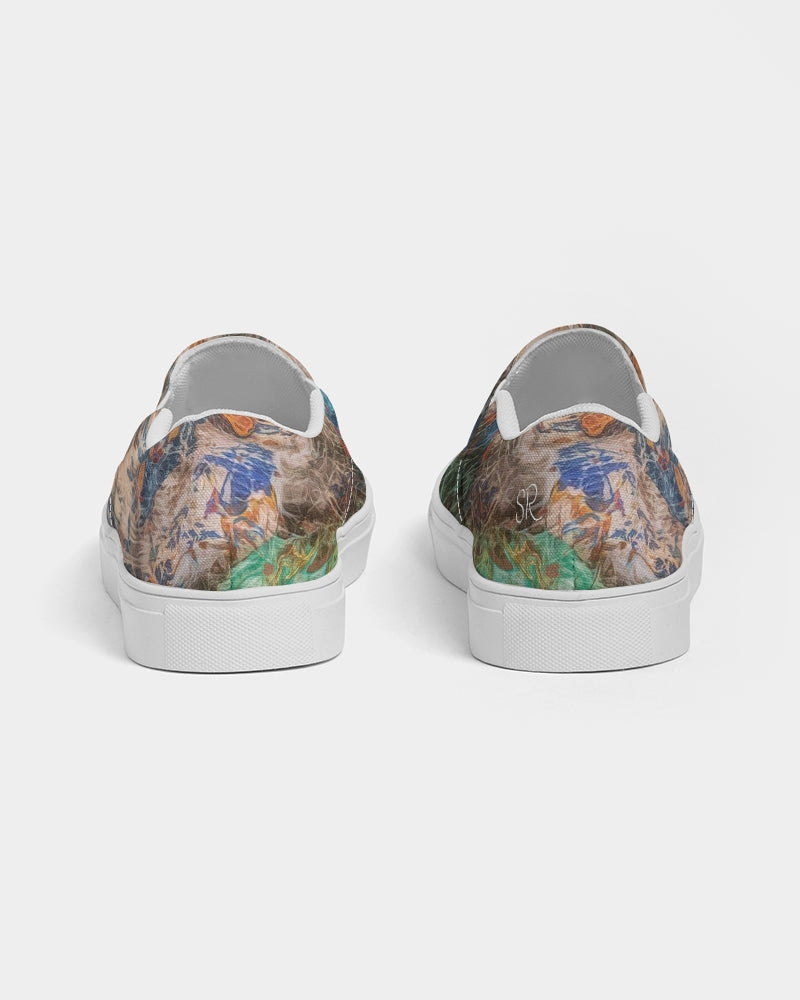 Turkish Petrified Collawood Women's Slip-On Canvas Shoe