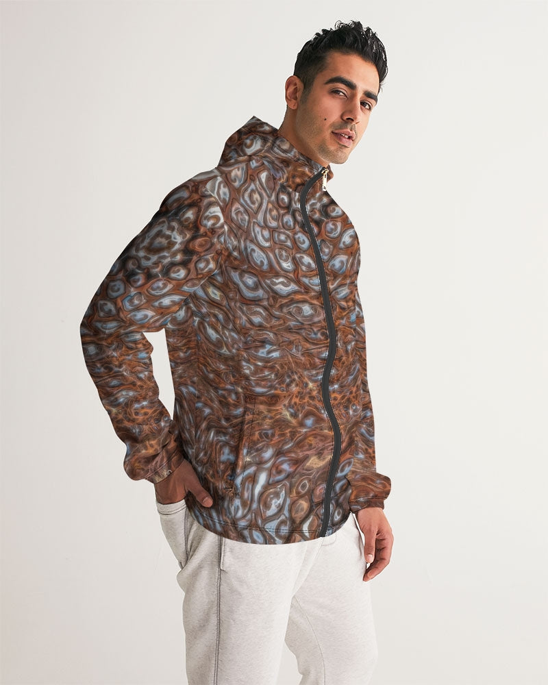 Ancient Australian Tree Fern Men's Windbreaker