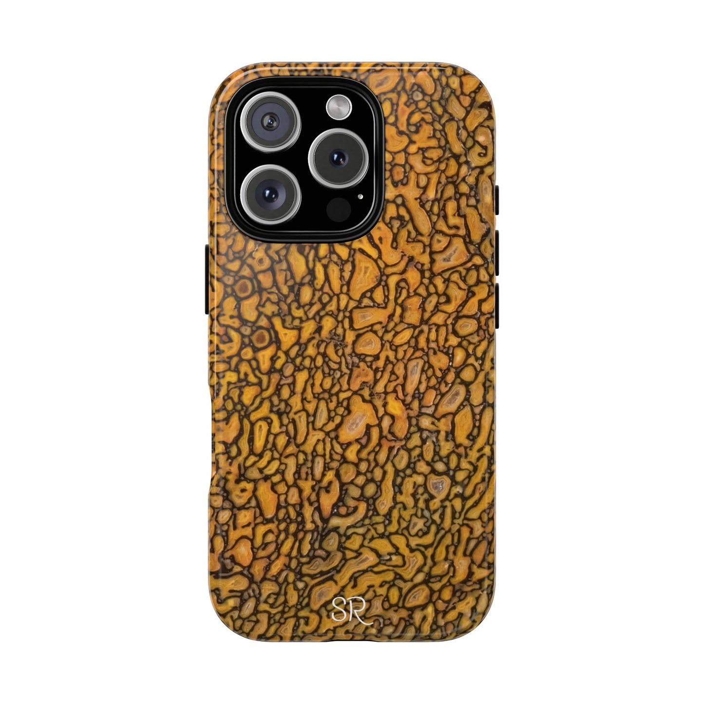 Agatized Fantasy Yellow Gembone Tough Case