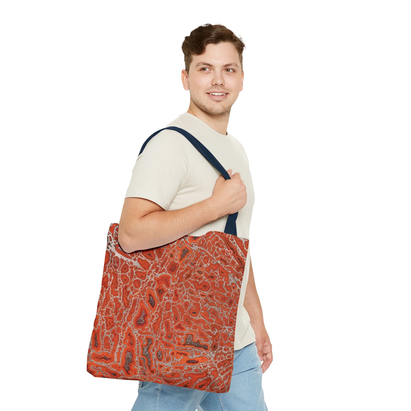 Agatized Ruby Red Gembone Tote