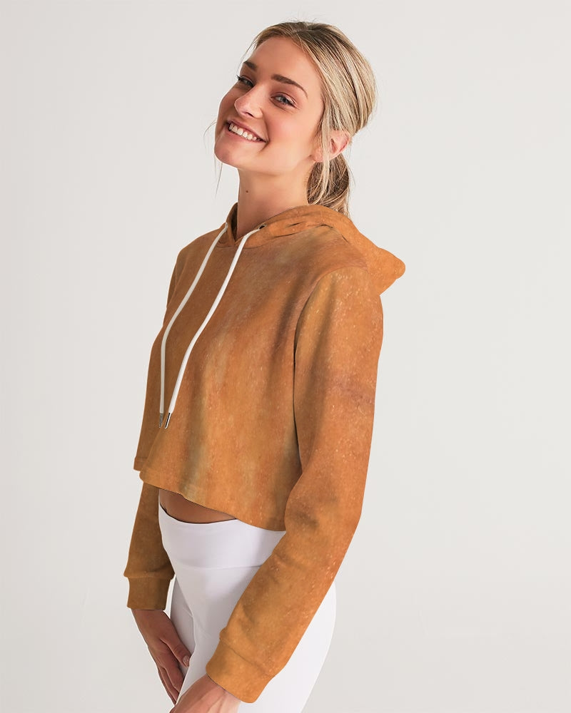 Clementine Aventurine Women's Cropped Hoodie