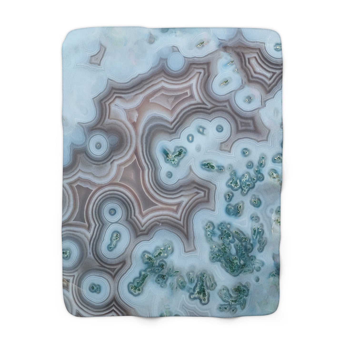 Botswana Agate Serenity Comfort Sherpa Fleece Blanket