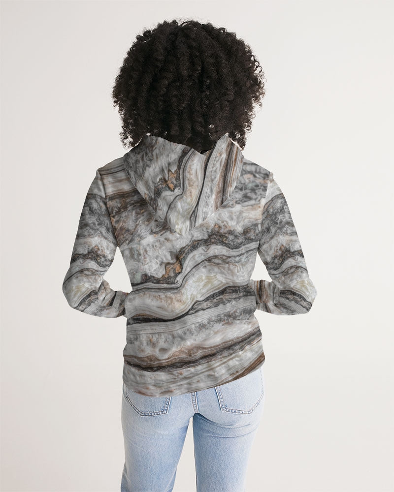 Travertine Onyx Powerful Vibrations Women's Hoodie