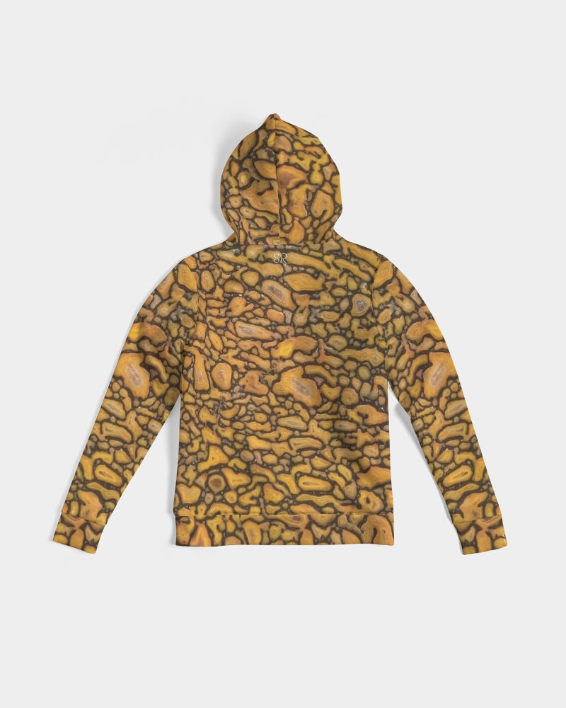 Agatized Fantasy Yellow Gembone Women's Hoodie