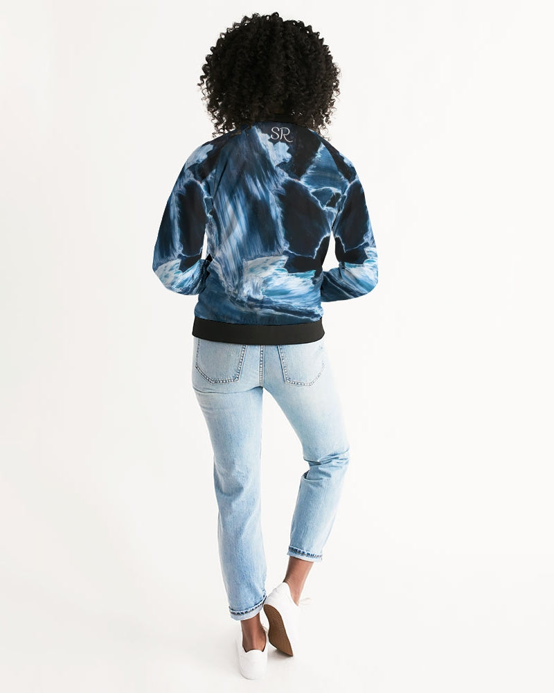 BluePietersite Women's All-Over Print Bomber Jacket