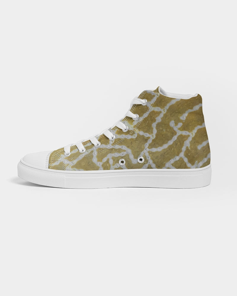 Chain Coral Men's Hightop Canvas Shoe