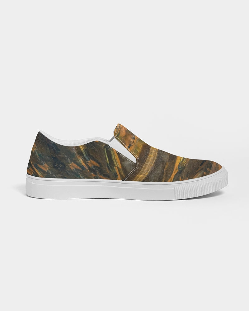 Marra Mamba Tiger's Eye Spiritual Stability Slip-On Canvas Shoes