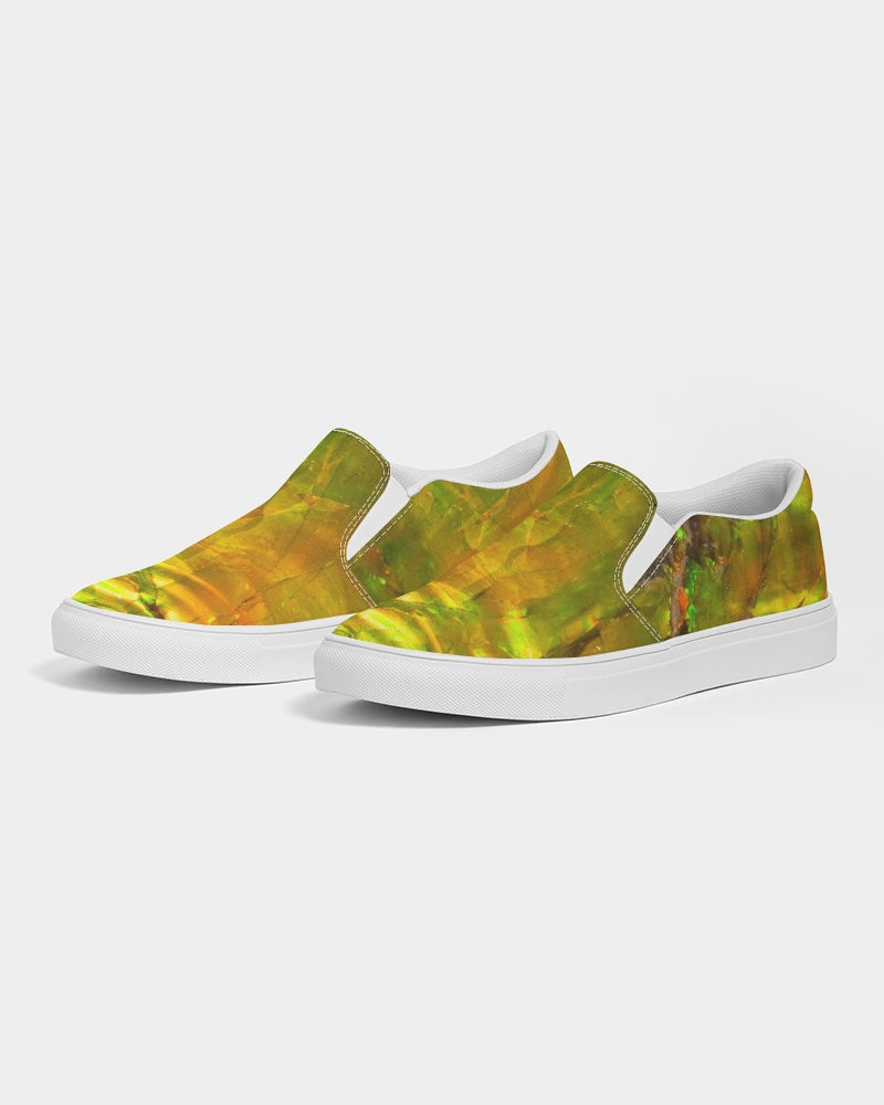 Ammolite Spiritual Growth & Energy Women's Slip-On Canvas Shoe