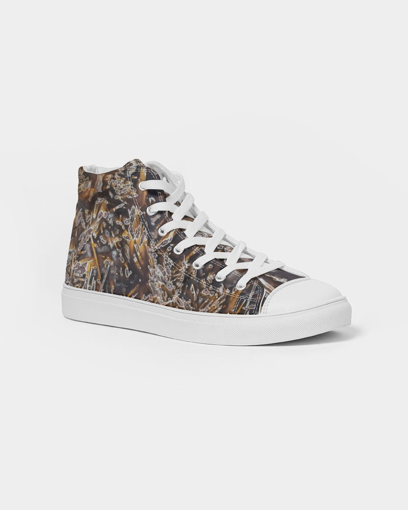 Turkish Stick Agate Men's Hightop Canvas Shoe