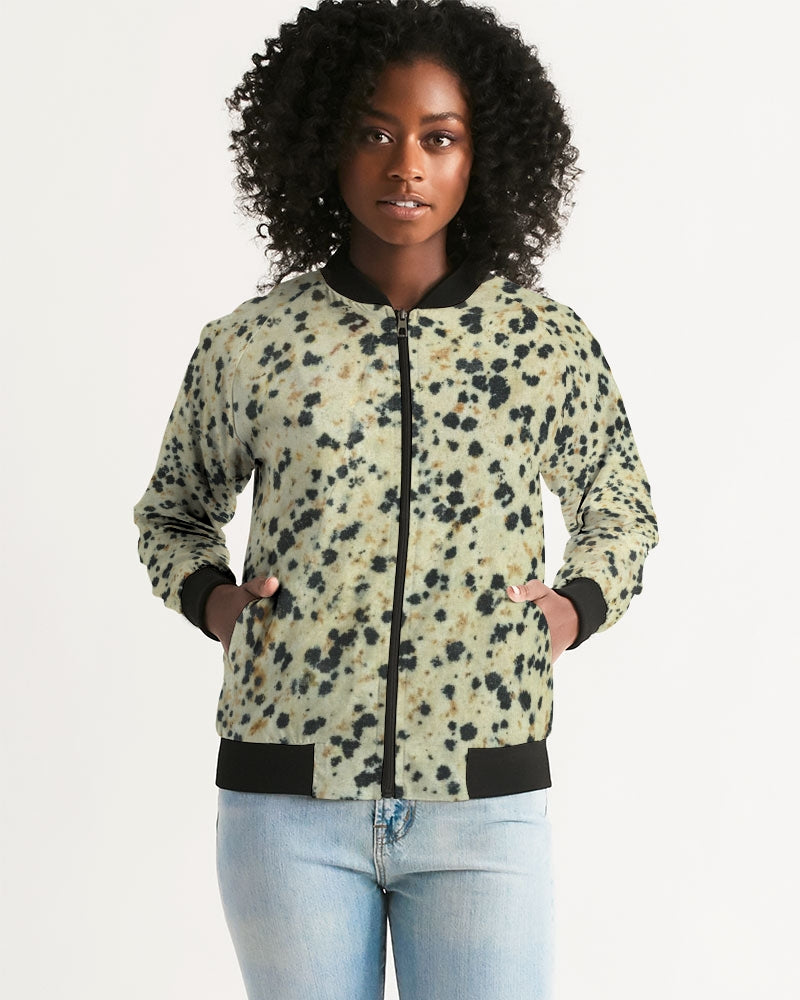 Dalmatian Jasper Transformation Women's Bomber Jacket