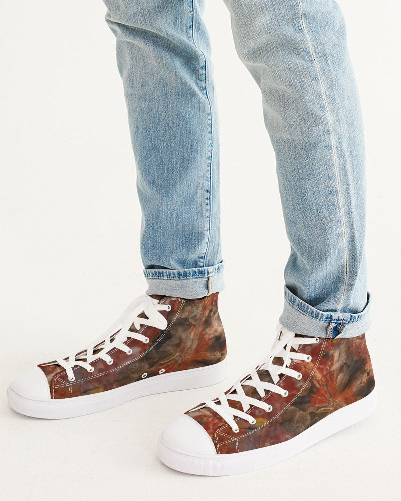 Petrified Wood Men's Hightop Canvas Shoe