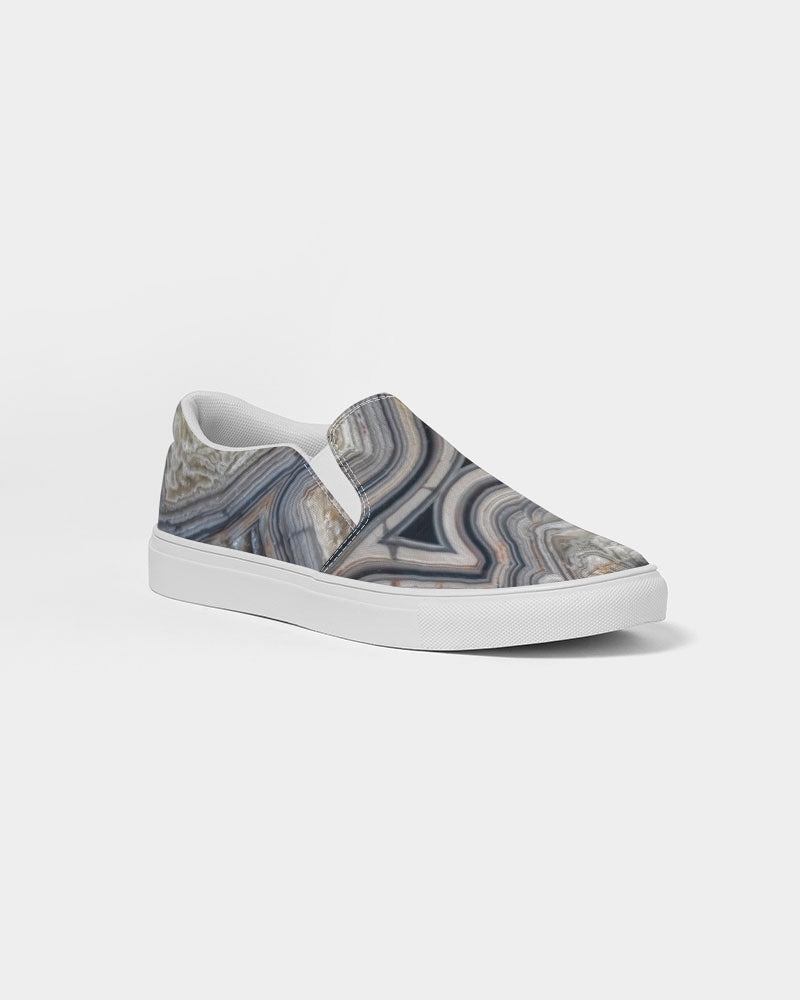 Crazy Lace Agate Optimism Slip-On Canvas Shoes