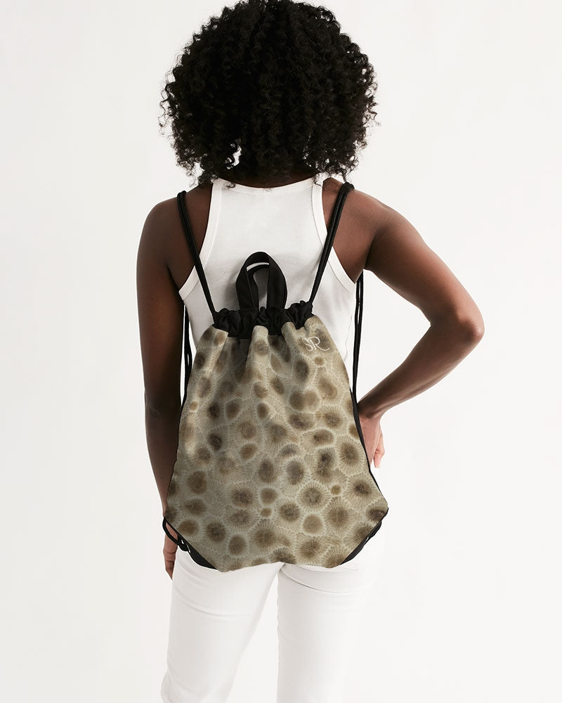 Petoskey Stone Canvas Drawstring Bag