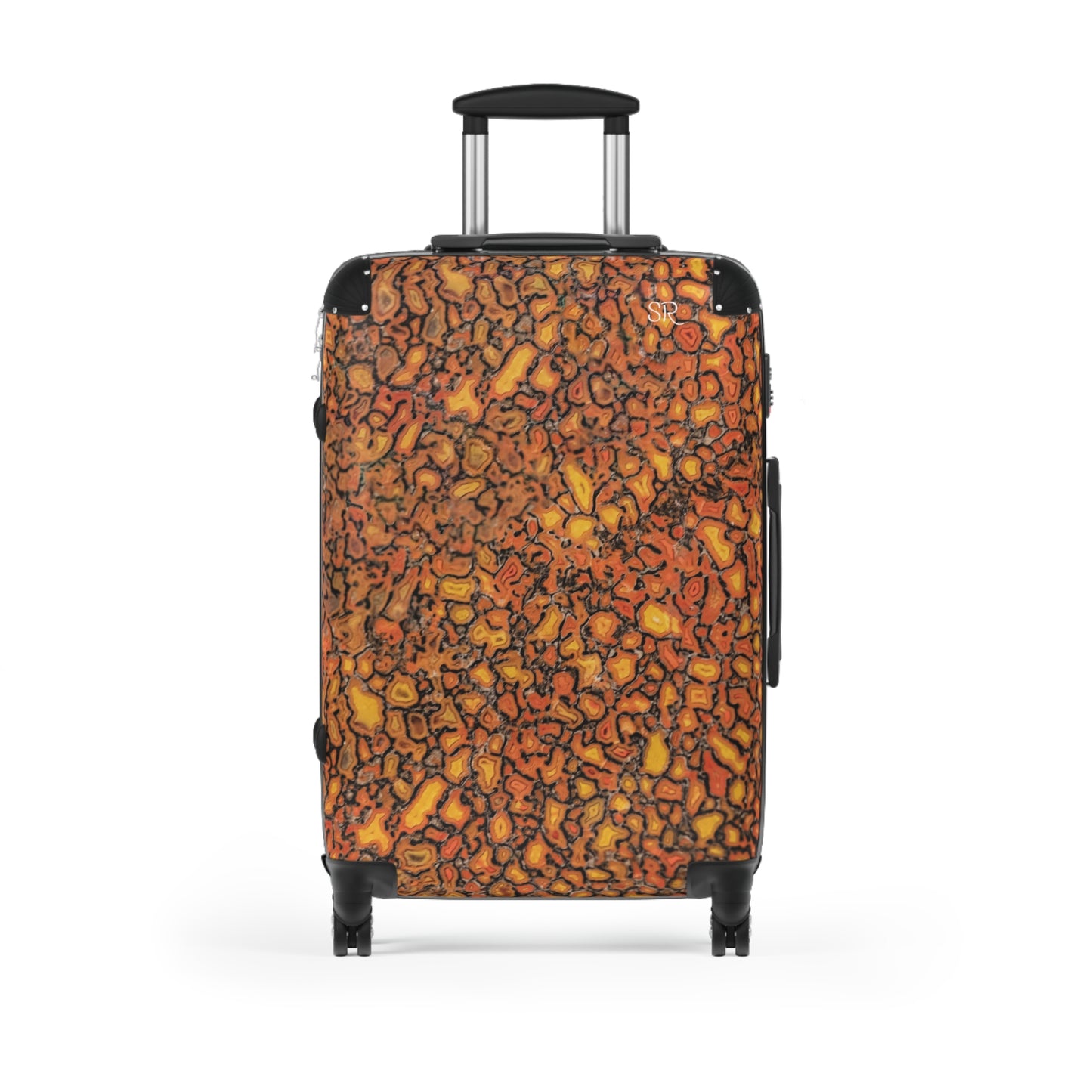 Agatized Canary Red Luggage