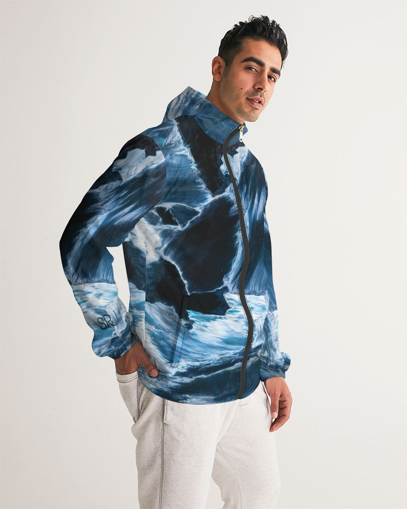 Blue Pietersite Men's Windbreaker