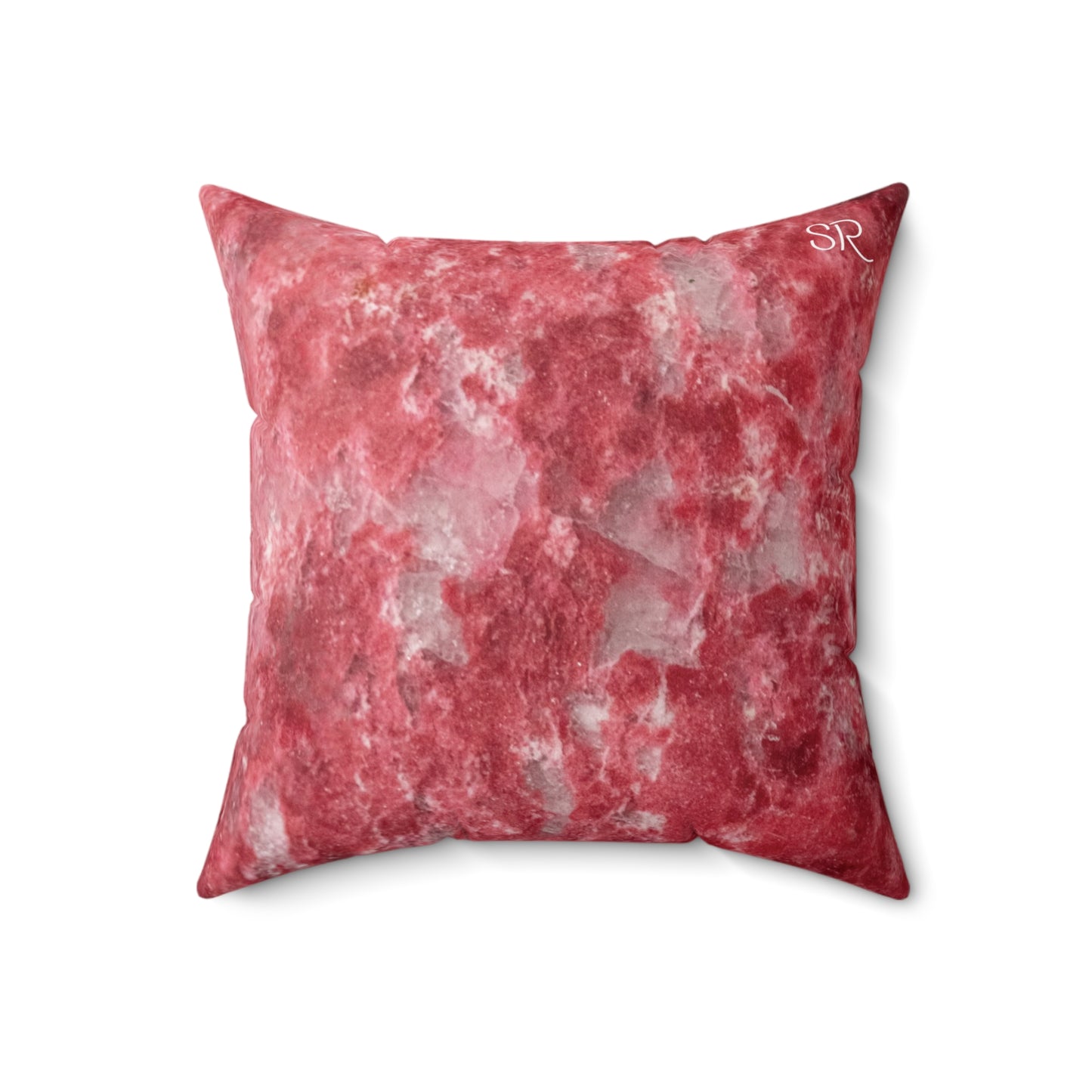 Thulite Faux Suede Square Pillow