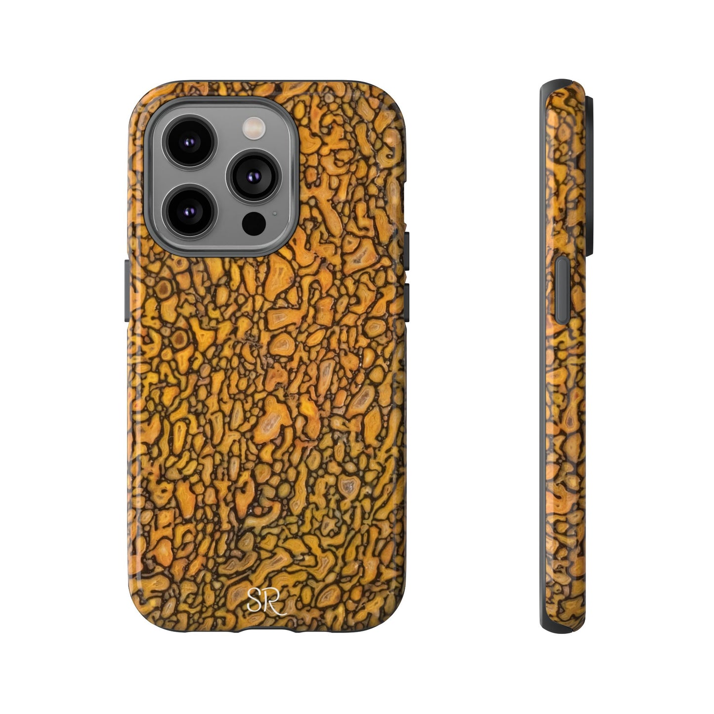 Agatized Fantasy Yellow Gembone Tough Case