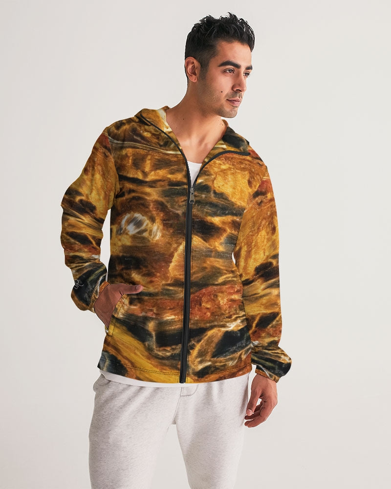 Golden Pietersite Spiritual Men's Windbreaker