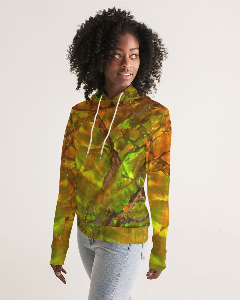 Ammolite Spiritual Growth & Energy Women's Jewel Hoodie