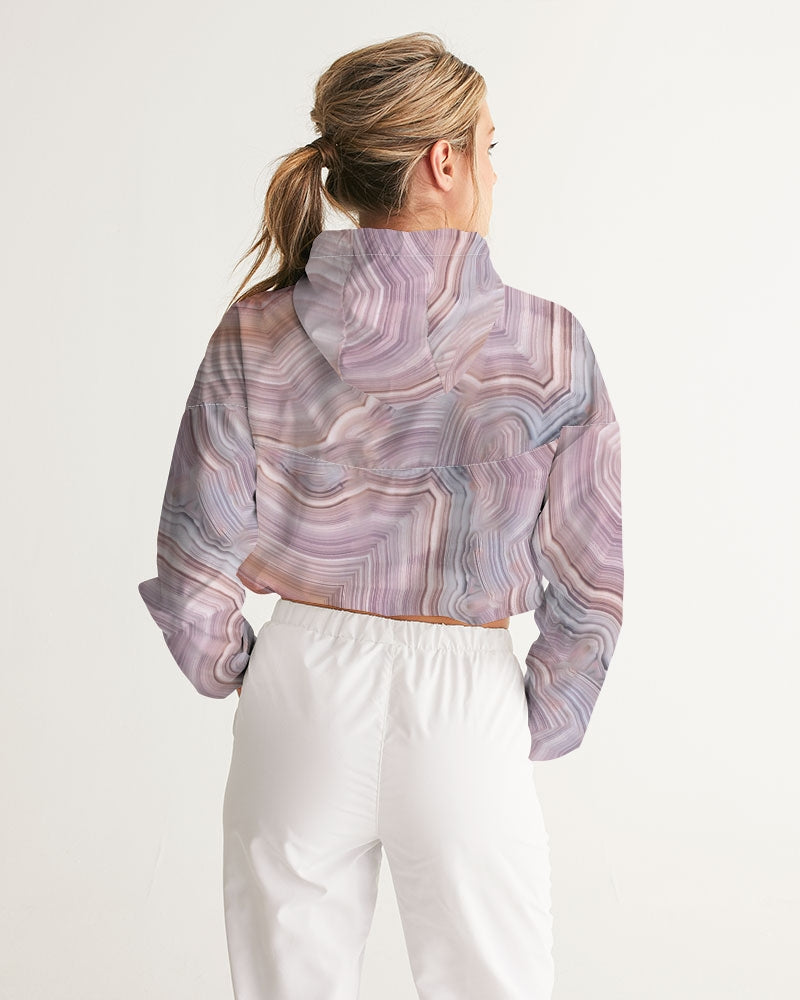 Laguna Agate Creativity Women's Cropped Windbreaker