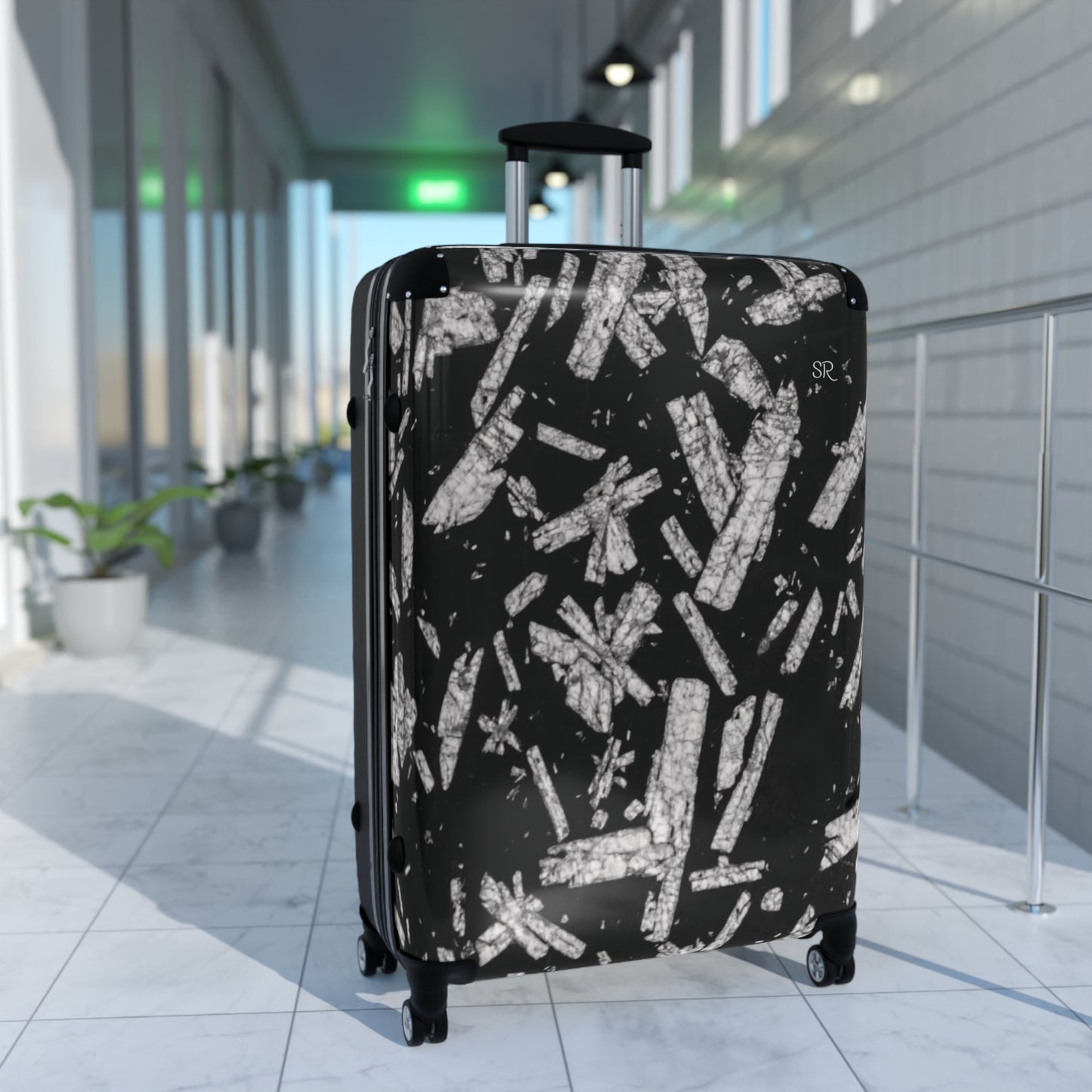 Chinese Writing Stone Life Energy Luggage