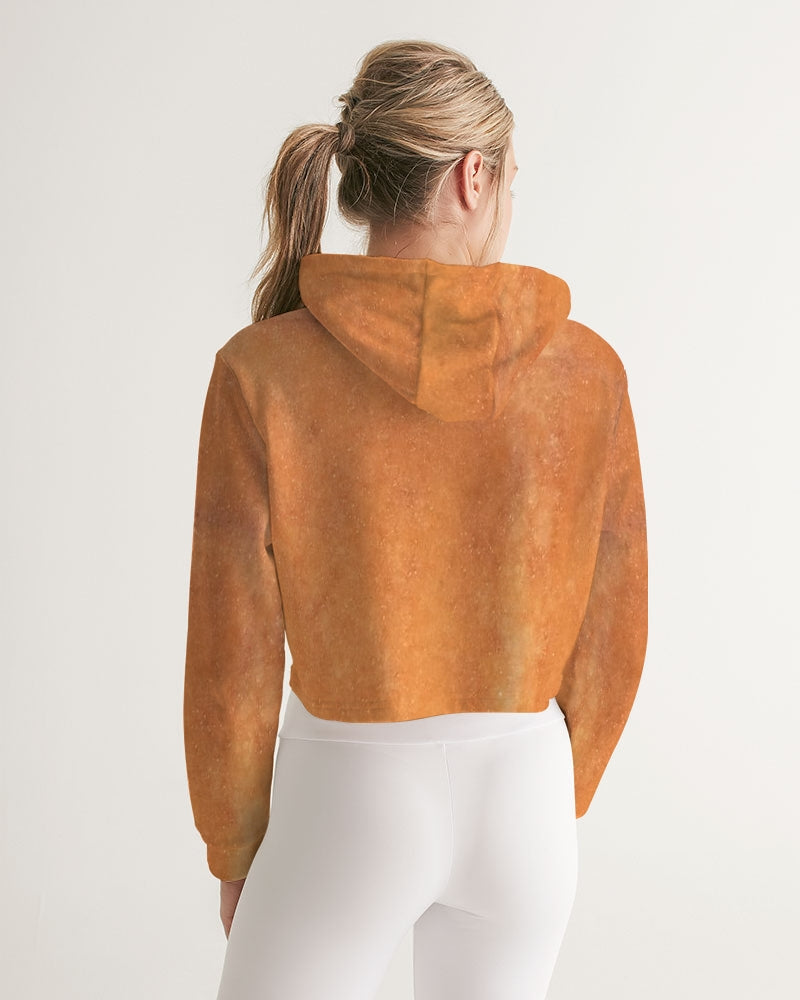 Clementine Aventurine Women's Cropped Hoodie