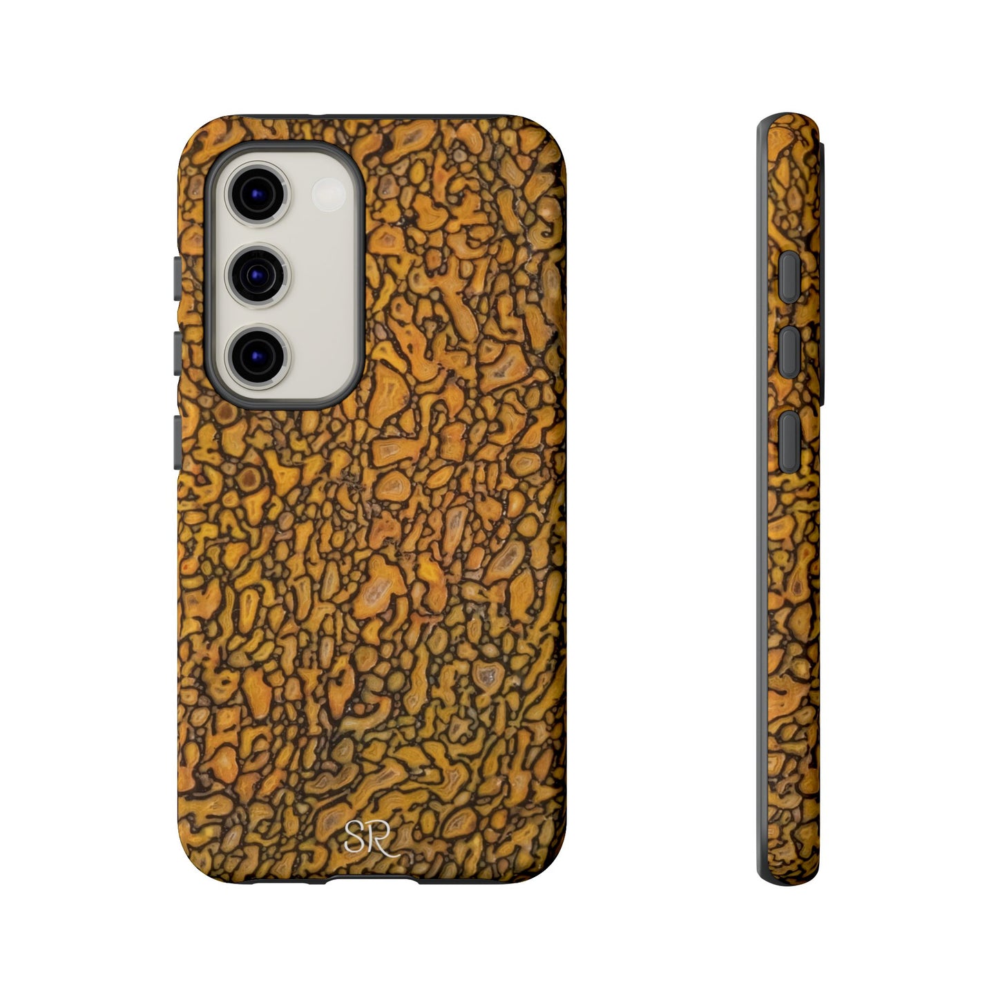 Agatized Fantasy Yellow Gembone Tough Case