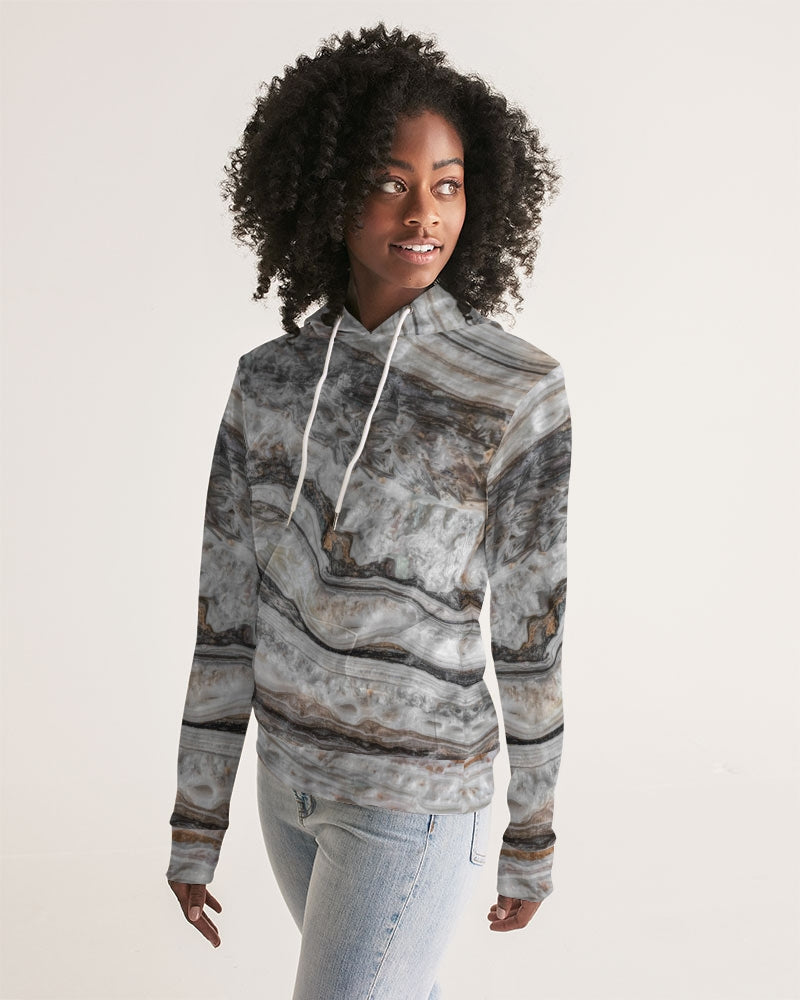 Travertine Onyx Powerful Vibrations Women's Hoodie