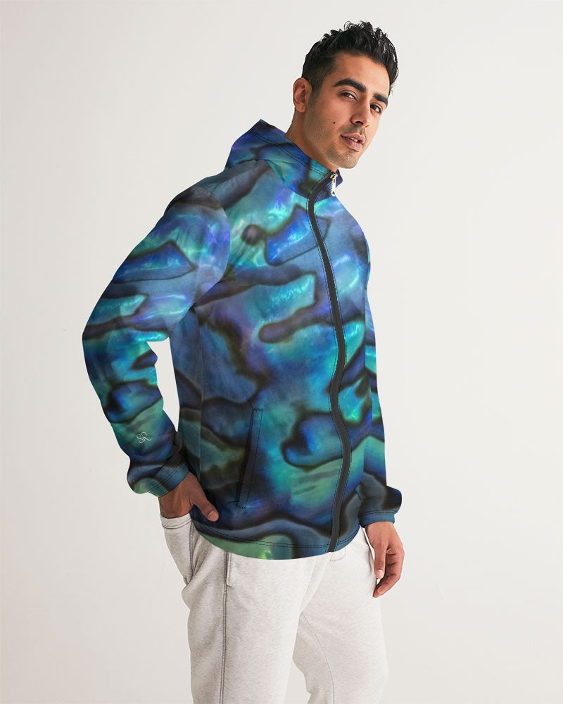 Paua Shell Treasure Men's Windbreaker