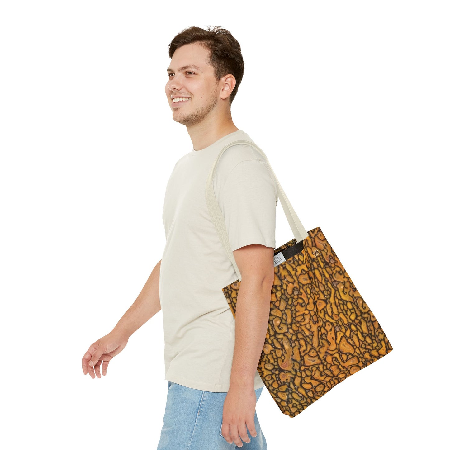 Agatized Fantasy Yellow Gembone Tote