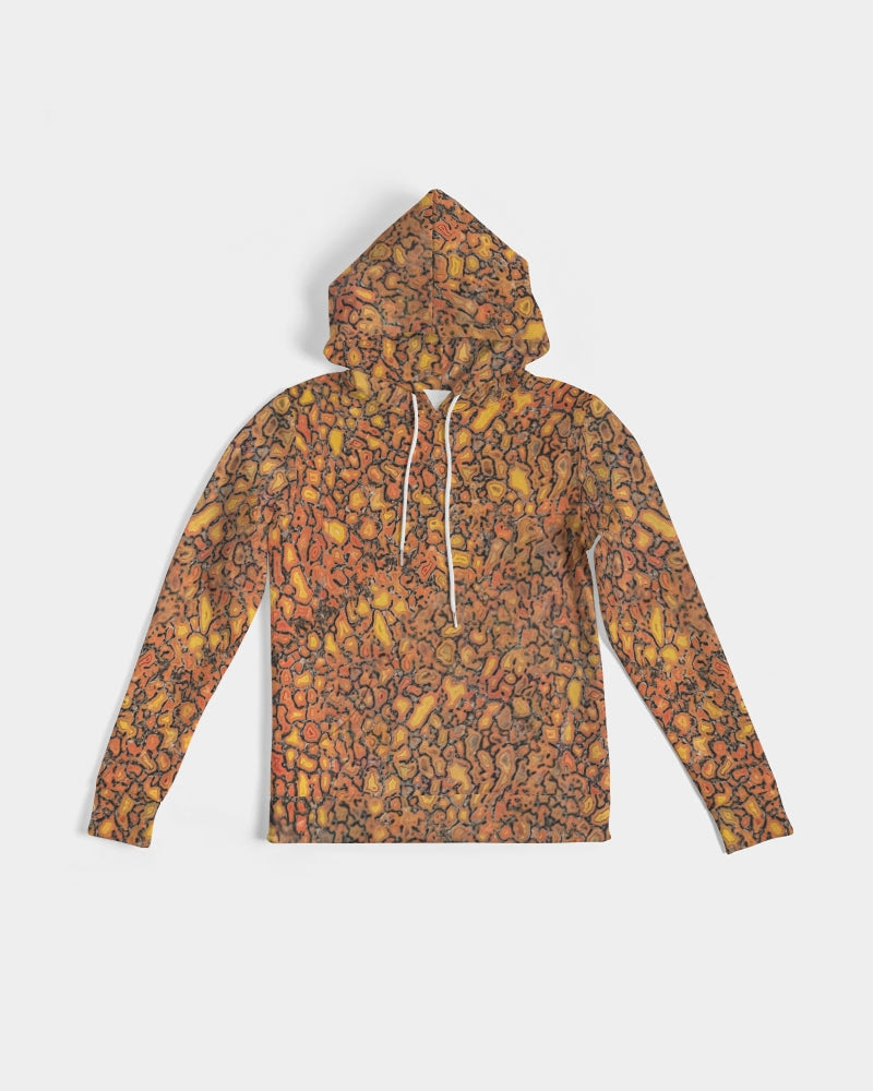 Agatized Canary Red Gembone Hoodie