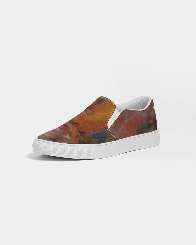 Petrified Wood Inner Transformation Women's Slip-On Canvas Shoe