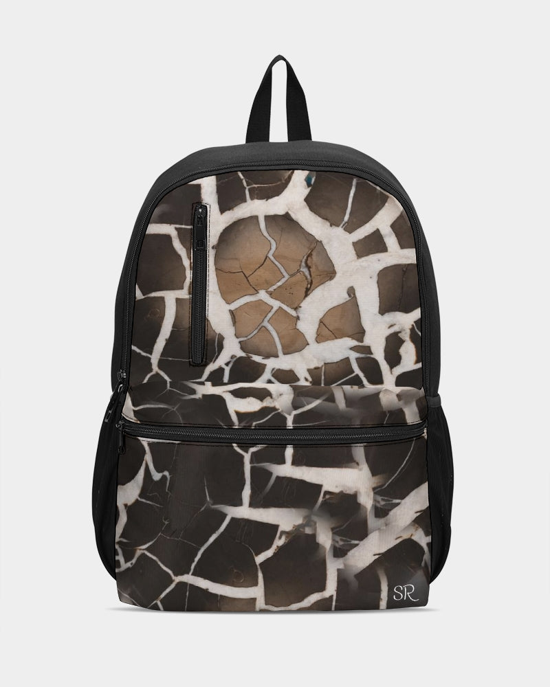 Lightning Stone Duo-Zip Front Canvas Backpack