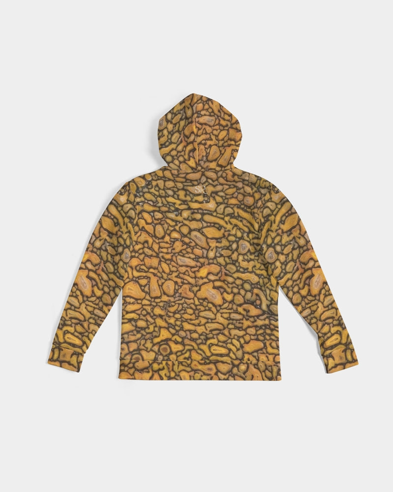 Agatized Fantasy Yellow Gembone Men's Hoodie